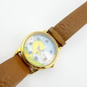 Vintage 1997 Armitron Tweety Bird Watch Cartoon Memorabilia - Not Working
